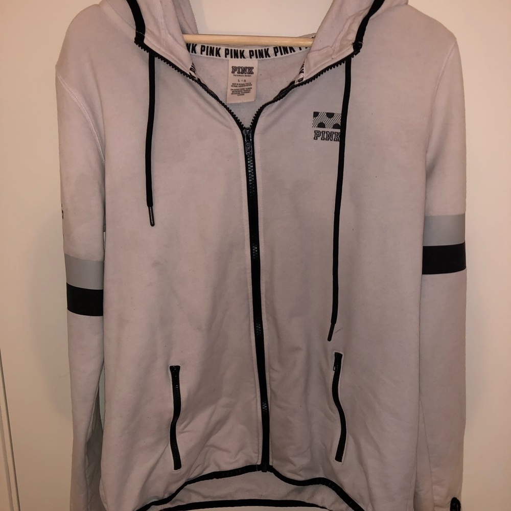 Pink reflective hoodie